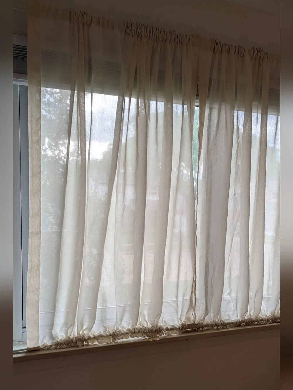 Cafe Curtains Window Treatments Drapery Sheers 2 Panels 50